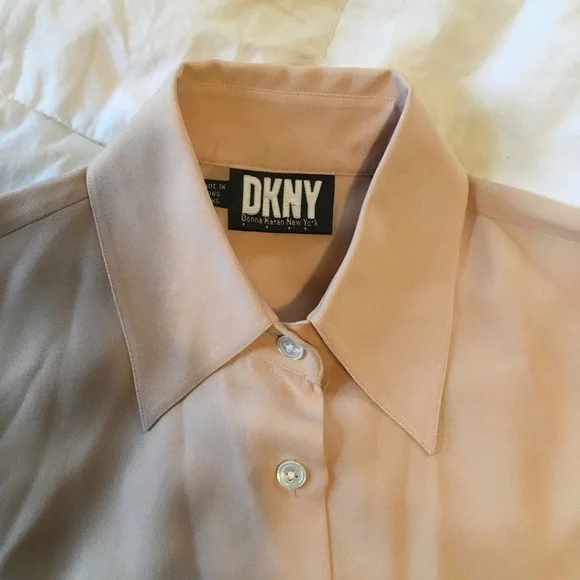 90s DKNY silk bodysuit - Picture 2 of 7